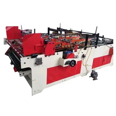Запрос заказчика Автоматический ремень питатель Gluer Пресс Тип ручной складной коробки клеевая машина