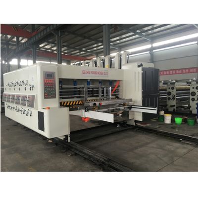 Дизайн 200 шт/мин Флексо гофрированный картон печать слоты Diecutting Die-резать машина
