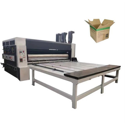Высокоэффективная цепная пищевая флексопринтер Slotter Die Cutter для изготовления волнистых коробок
