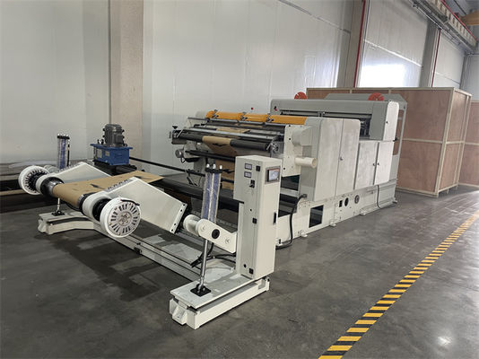 Максимальный диаметр 1400 мм Jumbo Kraft Paper Roll Cutting Machine с автоматической обрезкой