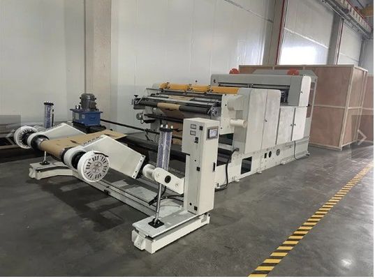 7700 KG Jumbo Paper Roll Sheeter Ротационный резчик Машина для резки листов