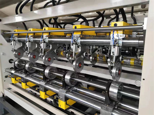 10KW Thin Blade NC Slitter Scorer Machine с производственной линией ферм управления PLC