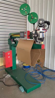 380V напряжение ручной двойной серво коробки швейная машина для гофрированной коробки пищевых напитков