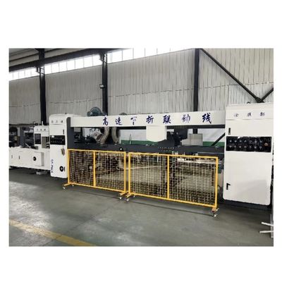 Hebei Liheng полный автоматический 4-цветный принтер слотер вращающийся резач в линейке папки клея