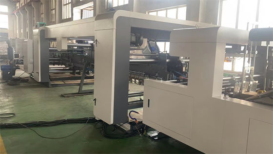 Hebei Liheng полный автоматический 4-цветный принтер слотер вращающийся резач в линейке папки клея