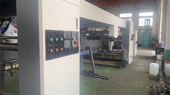 5500 KG Автоматический флексопринтер Slotter Die Cutter Inline Folder Gluer Machine для волнистых коробки