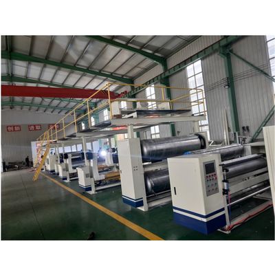 0.75КВт горизонтальная выходная высокоскоростная линия производства картонной коробки с 5 слоями
