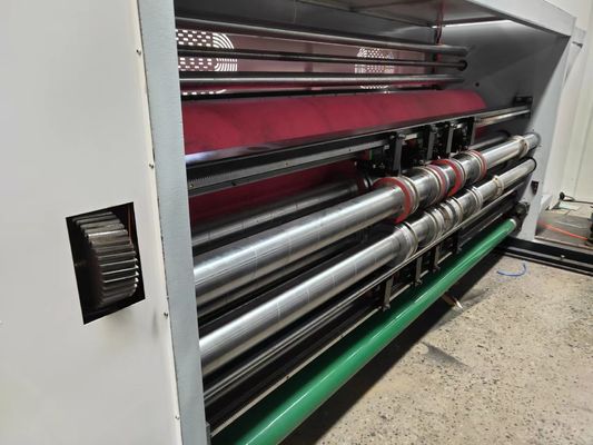 Дизайн 200 шт/мин Флексо гофрированный картон печать слоты Diecutting Die-резать машина