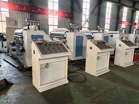 7.5KW Функция высокоэффективная волнистая коробка без пальцев односторонняя производственная линия