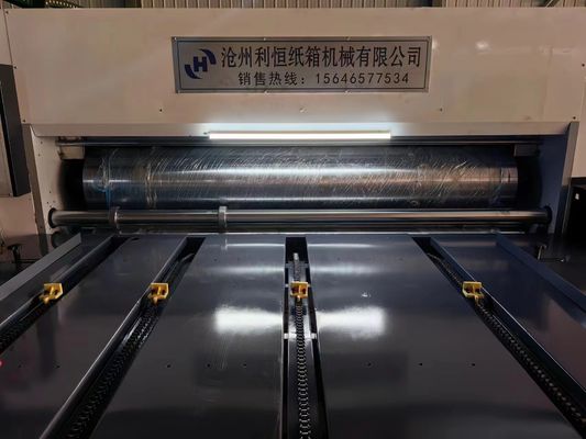Hebei Liheng полуавтоматическая цепная гофрированная картонная печать слотная режущая машина