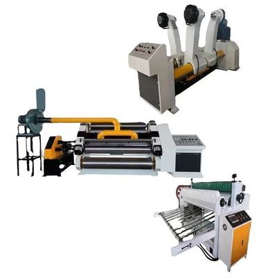 4500 KG Картонная коробка из гофрированного картона 2Ply изготавливает односторонние машины для картона
