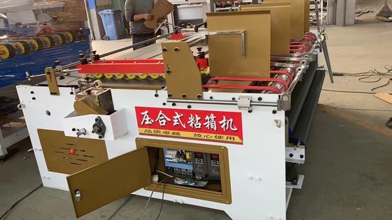 Современная пресс-машина для склеивания папок для гладкой картонной коробки