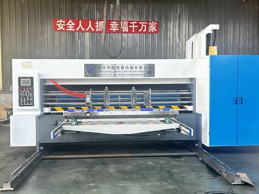1-6 цвета полный автоматический волнистый картонный ящик флексопринтер Slotter Die Cutter Machine