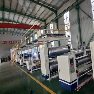 4500 KG 5 Ply 7 Ply Производственная линия по изготовлению бумаги из гофрированного картона с материалами