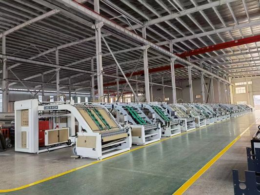 скорость Полуавтоматический флейтовый ламинатор для гофрированного картона Максимальная скорость 6000 листов/ч
