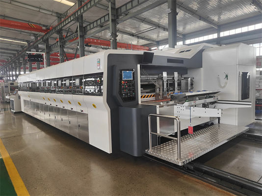 5000 кг мощности гофрированный картон печатный слоты Diecutting Производственная машина