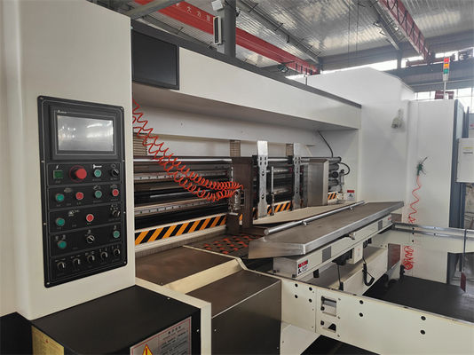 Автоматическое питание 4 цвета Flexoprinting Slotting Die Cutting Machine для быстрого производства