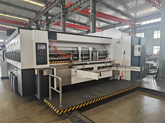 Автоматическое питание 4 цвета Flexoprinting Slotting Die Cutting Machine для быстрого производства