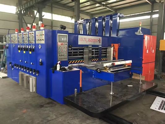 Автоматическое питание 4 цвета Flexoprinting Slotting Die Cutting Machine для быстрого производства