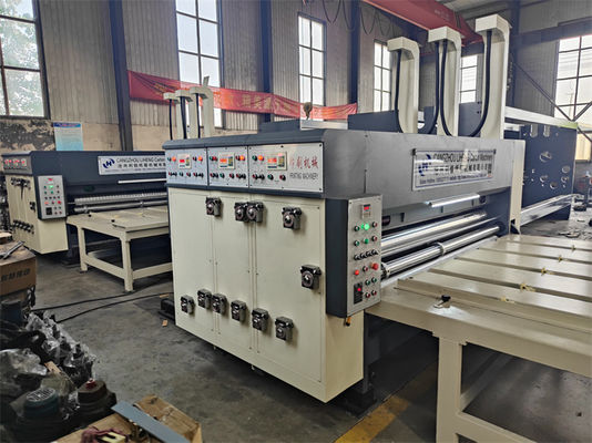 Высокоэффективный картонный флексопринтер Slotter Die Cutter Machine для гофрированной коробки