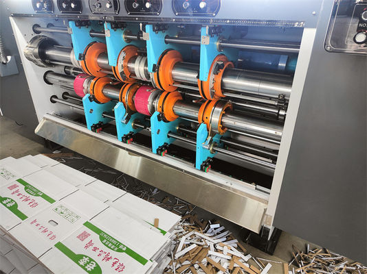 Высокоэффективный картонный флексопринтер Slotter Die Cutter Machine для гофрированной коробки