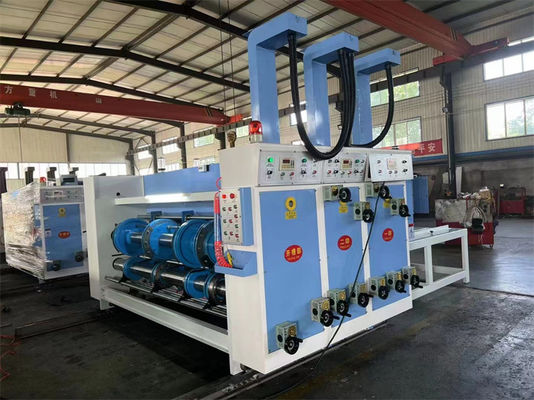 Высокоэффективный картонный флексопринтер Slotter Die Cutter Machine для гофрированной коробки