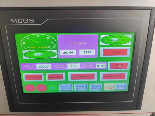 Автоматический флейта ламинировщик с кормильщиком листов бумаги 13kw клеевой тип пищевой клеевой машины