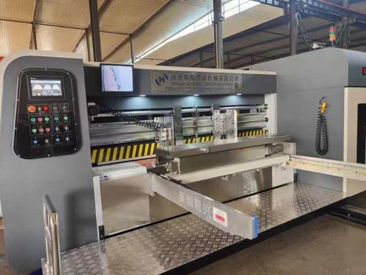 Flexo 4 цвета печатания слотная режущая машина для печатания картонной бумаги