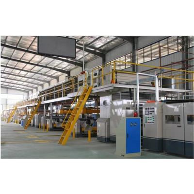 Продовольственный магазин Линия производства гофрированного картона Wj150-2200 Двойная стена Единая стена
