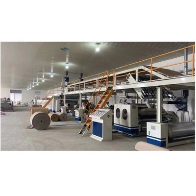 4500 KG бумага Формирующая машина для 3/5/7 Пли гофрированного картона Производственная линия