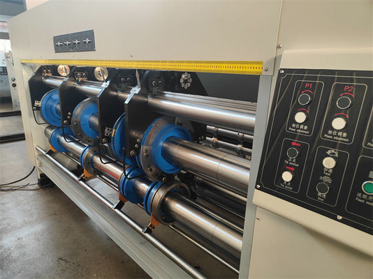 Автоматический цветовой принтер Flexo 4 Slotter And Die Cutter Печатная машина с гофрированной доской Ресторан