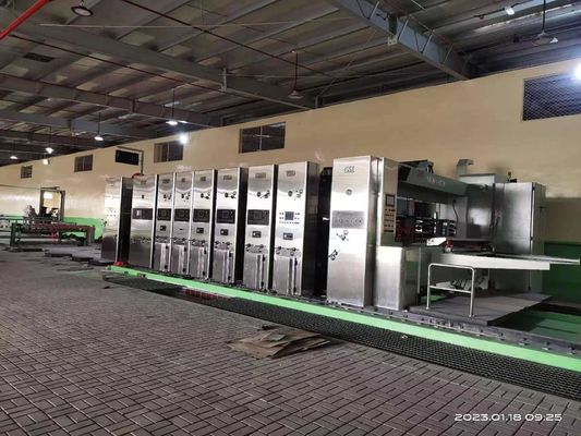 Автоматическая машина для изготовления картонных коробок напряжением 380 с гибкой резкой / функцией печати