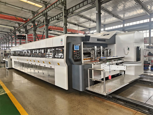 Высокоскоростной гофрированный картон картонный флексо печать Diecutting Slotting Machine