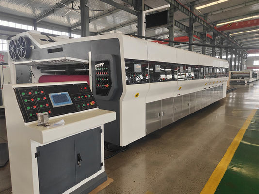Высокоскоростной гофрированный картон картонный флексо печать Diecutting Slotting Machine